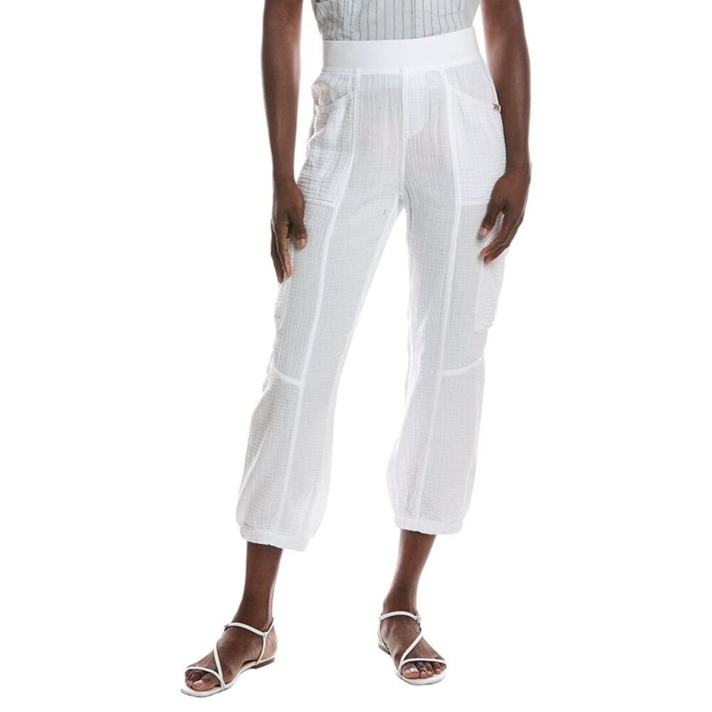 Xcvi Womens Hidalgo Banded Pant, White